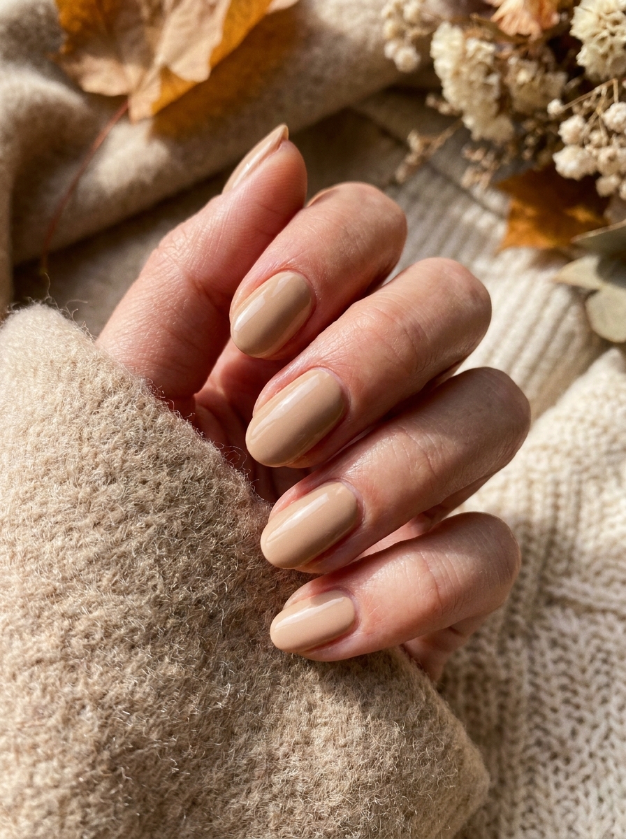 Short Berry Jelly Nails auf kurzen gepflegten Nägeln im Herbst 2026